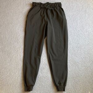 Lululemon stretch high-rise jogger, full length, smoked spruce